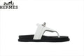 Hermès Empire Series Thong Sandals "White"