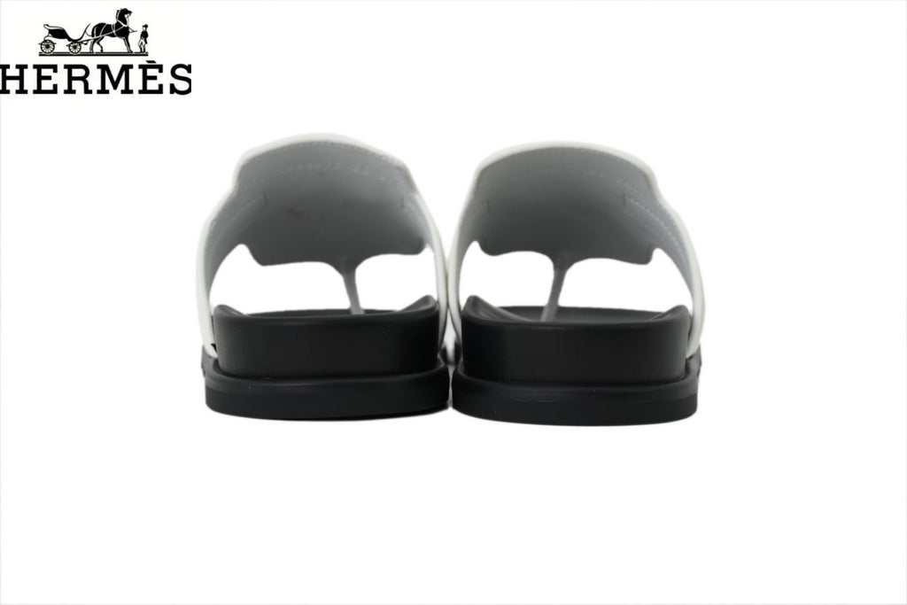 Hermès Empire Series Thong Sandals "White"