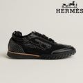 Hermès Jet Sneaker "Black" Mesh & Calfskin Leather Men Retro Sneakers