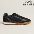 Hermès Jet Sneaker "Black" Leather Nubuck Men Retro Sneakers