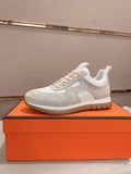 Hermès Trail Sneaker "Light Grey" Suede Mesh Men Casual Sneakers